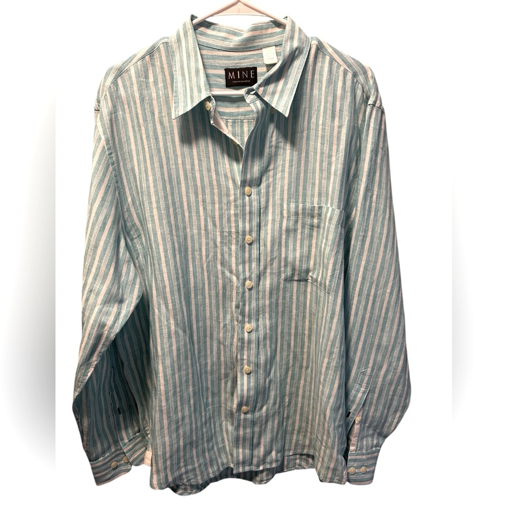 MINE 100% Linen Button Up